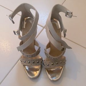 Christian Louboutin Thick strap sandal heel